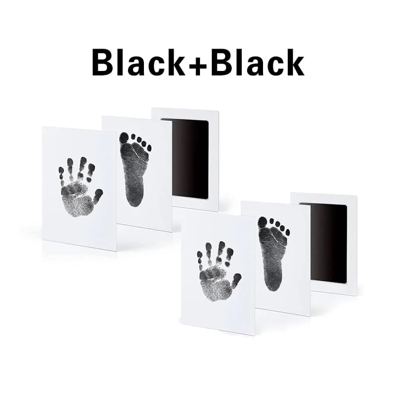 2 teile/satz Neugeborenen Baby DIY Hand Footprint Kit Tinte Pads Foto Rahmen Handabdruck Kleinkinder Souvenir Zubehör Sicher Baby Dusche Geschenk