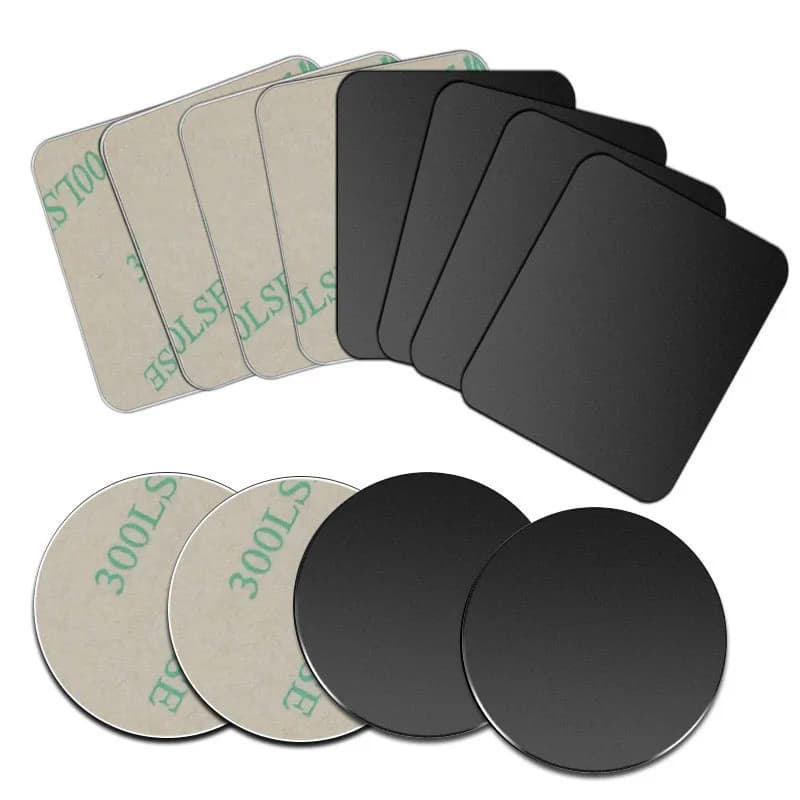 Metall Platte Für Magnetische Auto Telefon Halter Universal Eisen Blatt Disk Aufkleber Halterung Handy Magnet Ständer Für IPhone