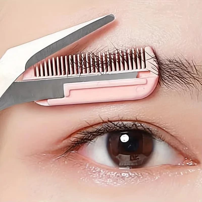 1/3PCS Augenbraue Trimmer Make-Up Werkzeuge Edelstahl Augenbraue Schere mit Kamm Haar Entfernung Augenbrauen Gestaltung Make-Up werkzeuge