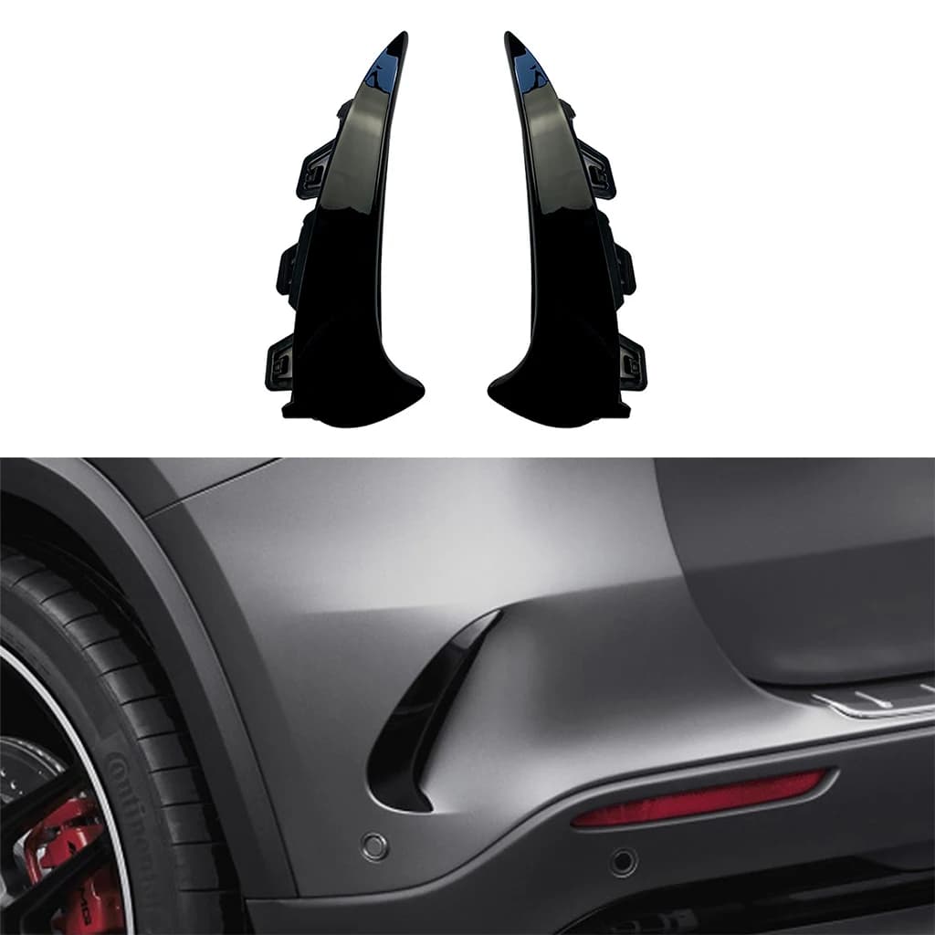 Hinten Stoßstange Splitter Spoiler Air Vent Abdeckung Spoiler Für Mercedes-Benz H247 GLA200 GLA220 GLA250 GLA35 AMG Linie 2020-2023 Tuning