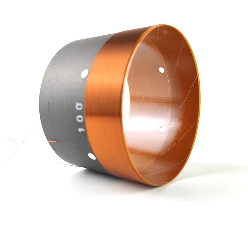 1 stücke 100mm Lautsprecher Subwoofer Schwingspule Woofer Bass Reparatur Teile Mit High Power Kupfer Draht Glasfaser Ehemalige