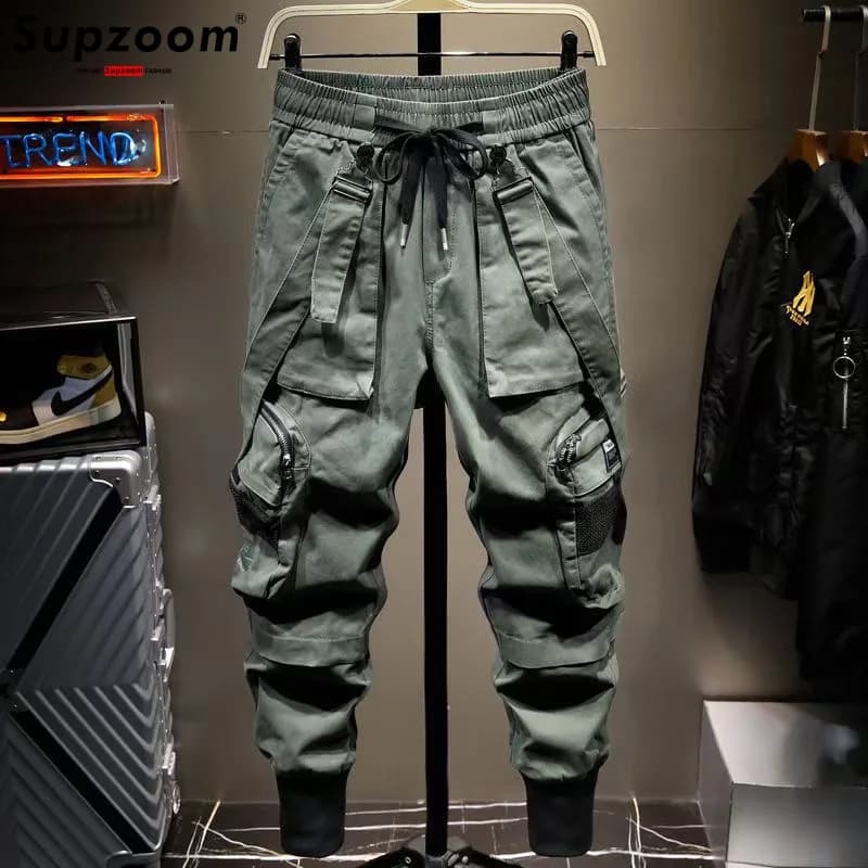 Supzoom Neue Ankunft Hot Top Mode Lose Baumwolle Taschen Verkauf Marke Overalls Multi Tasche High Street Casual Winter Cargo Hosen