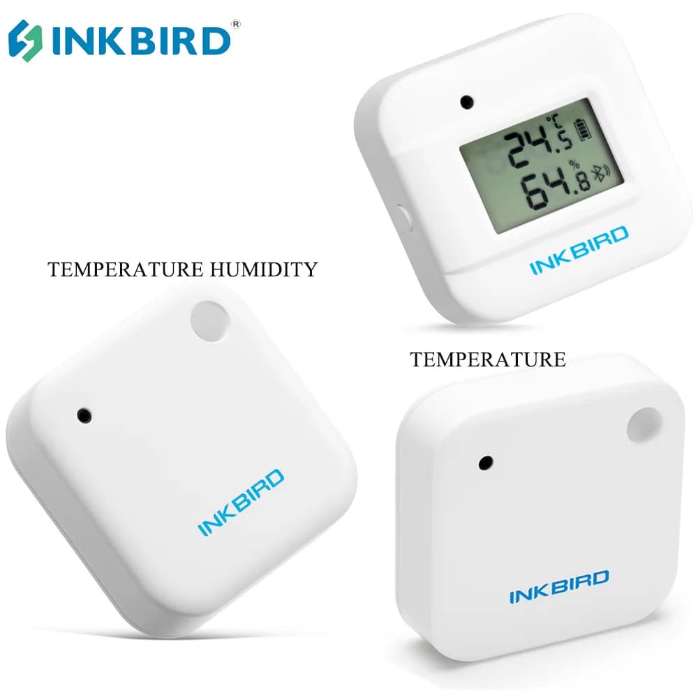 Inkbird 50% Rabatt auf 3 Arten von Smart Bluetooth Thermometer & Hygrometer Temperatur Feuchtigkeit sensor für Kühlschrank Home Wetters tation