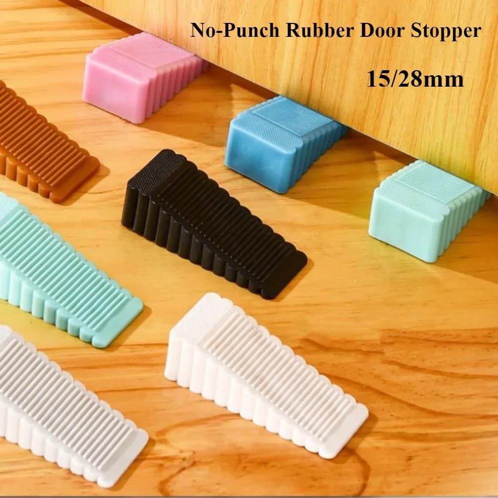 Sicherheit Silikon Tür Stop Block Keil Stop Tür Stopper Hause Büros Tür Hinten Retainer Schlag Stopper Gummi Stoppt Kein Bohrer