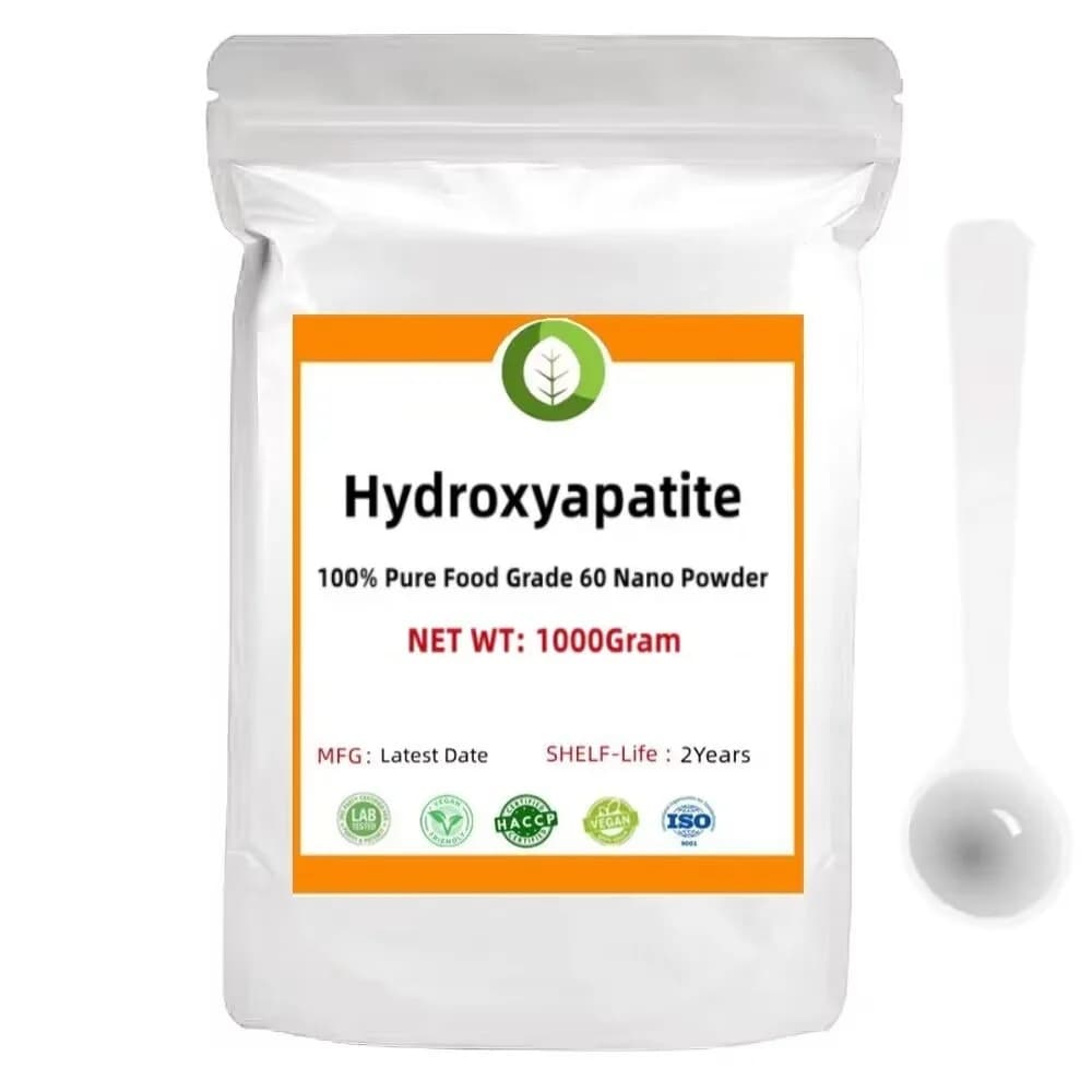 Lebensmittelqualität für Zahnpasta 100 % reines Hydroxyapatit 60 Pulver, 50 g-1000 g Kostenloser Versand