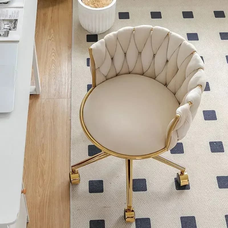 Luxus Schlafzimmer Computer Stuhl Elegante Rückenlehne Drehbare Büro Möbel Einfache Design Make-Up Schreibtisch Stuhl Silla Escritorio
