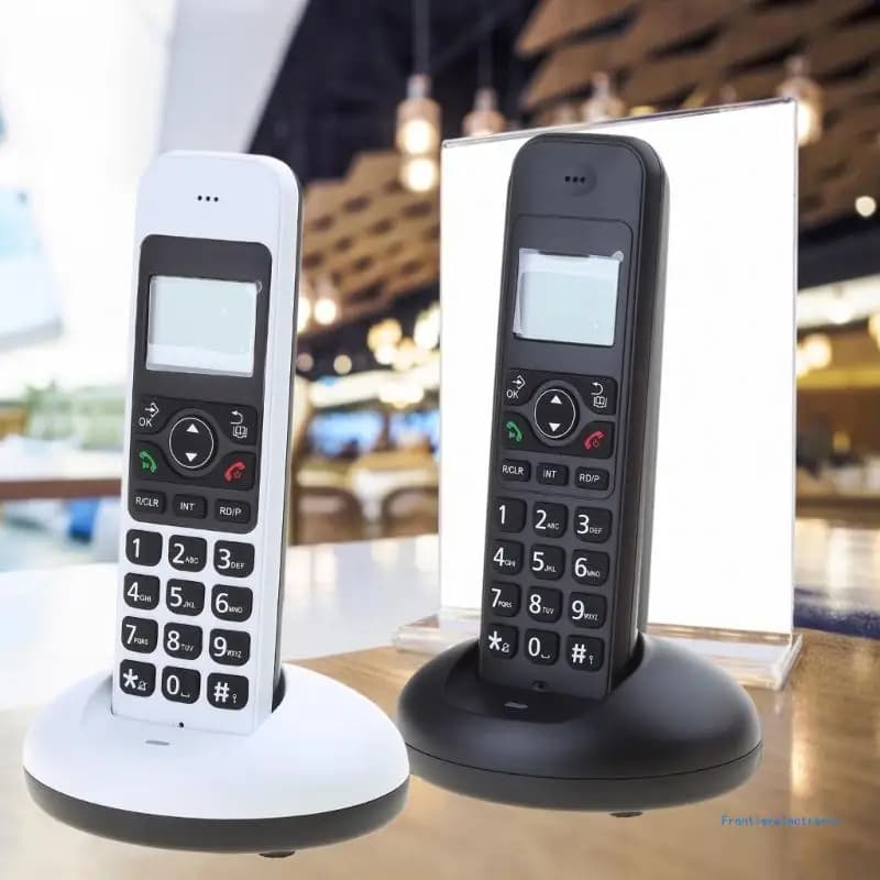 D1006Festes Festnetztelefon, stilvoll, mit Freisprecheinrichtung, Anruferanzeige, Hintergrundbeleuchtung und Nummernspeicherung
