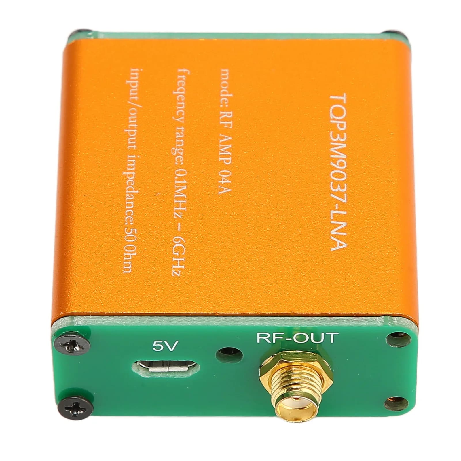 HF-Verstärker 0,1 MHz-6 GHz Vollband-Low-Noise-Verstärker Professionelles 20 dB High Gain LNA HF-Leistungsvorverstärkermodul