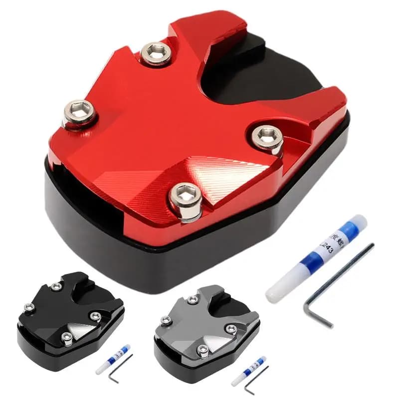 Kick Stand platte für Motorrad Anti Sinking Plate Support Zubehör Motorrad Kicks tand Fußplatte Fußplatte Motorrad Werkzeuge