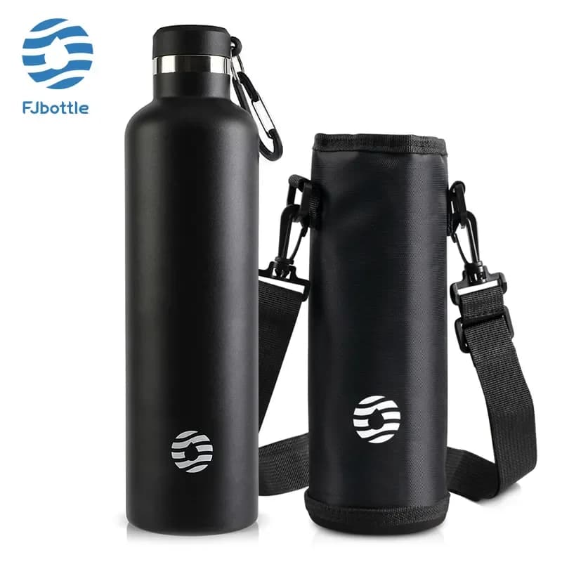 FEIJIAN Edelstahl-Thermosflasche, 1000 ml, Sportflasche, vakuumisolierte Wasserflasche, auslaufsicher, BPA-frei