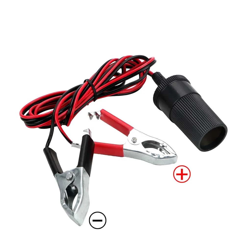 Auto Zubehör 12V 15A Weibliche Batterien Buchse Stecker Auto Batterie Terminal Clamp Clip Zigarette Leichter Steckdose Adapter