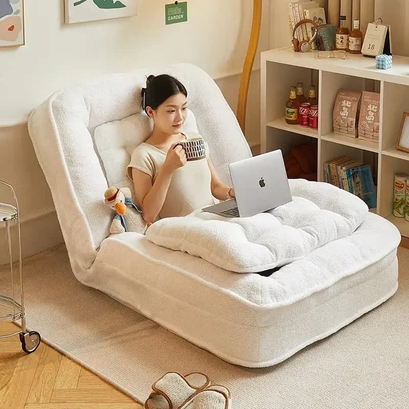 Faules Sofa zum Liegen und Schlafen, einzelnes Tatami-Schlafzimmer, kleines Sofa, zusammenklappbares Schlafsofa