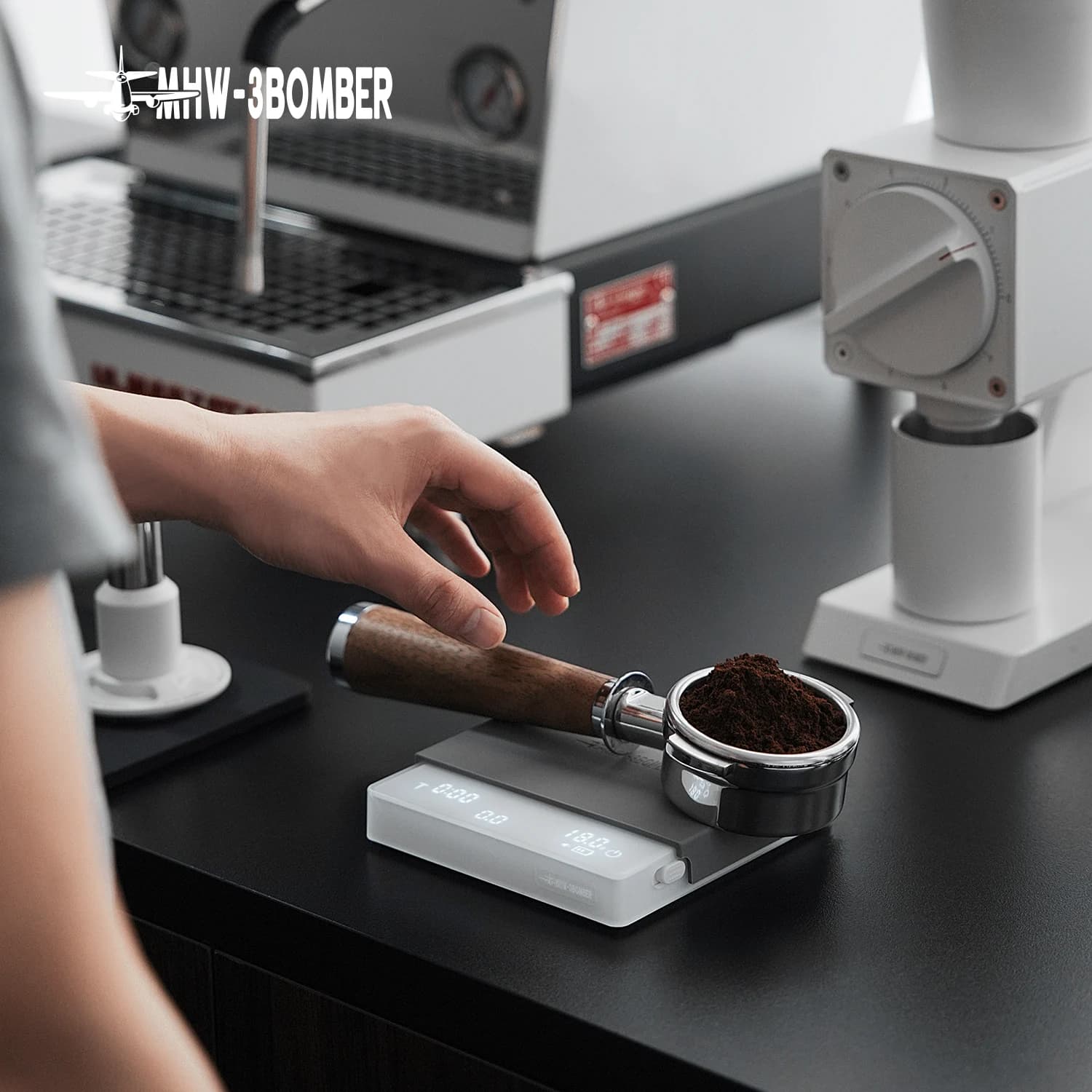 MHW-3BOMBER Smart Kaffee Skala Timer 2 kg/0,1g Hohe Präzision Küchenwaage Tropf Kaffee Espresso Waage Hause barista Werkzeuge