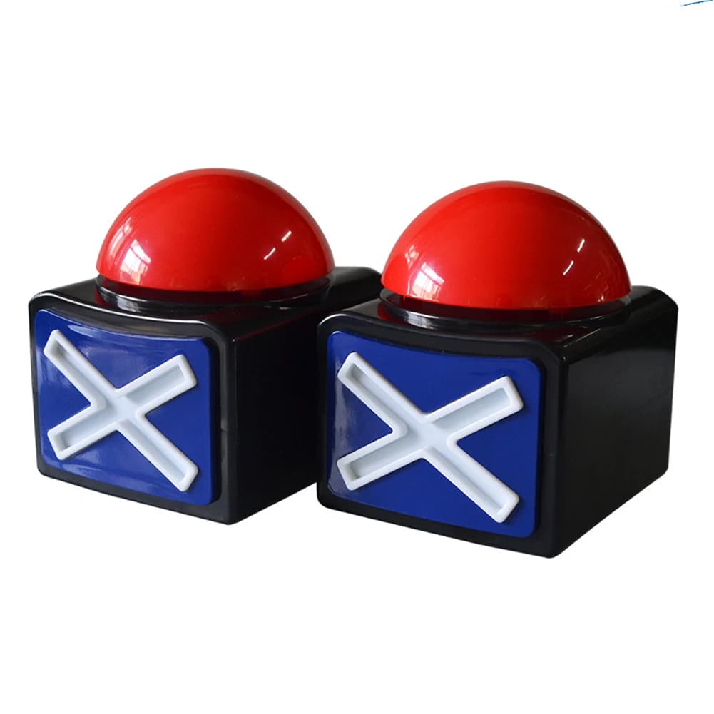 1/2PCS Spiel Summer Mit Licht & Alarm Sound Antwort Taste Box für Spiel Show Party Wettbewerb prop Spielzeug Trivia Quiz Got Talent