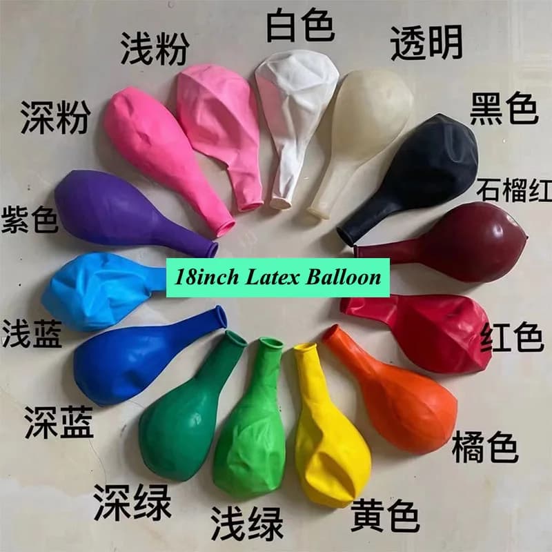 50 stücke 18inch Latex Ballons Schwarz Rosegold Grün Helium Ballon Glücklich Geburtstag Party Decor Baby Dusche Hochzeit Dekoration Globos