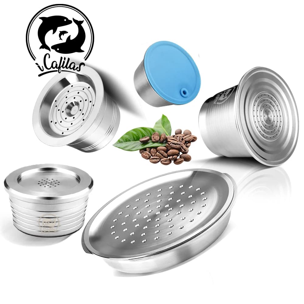 icafilas wiederverwendbare Kaffeepul für Dolce Gusto für Cafissimo für Delta Q für Philips Senseo für Nespresso-Filter