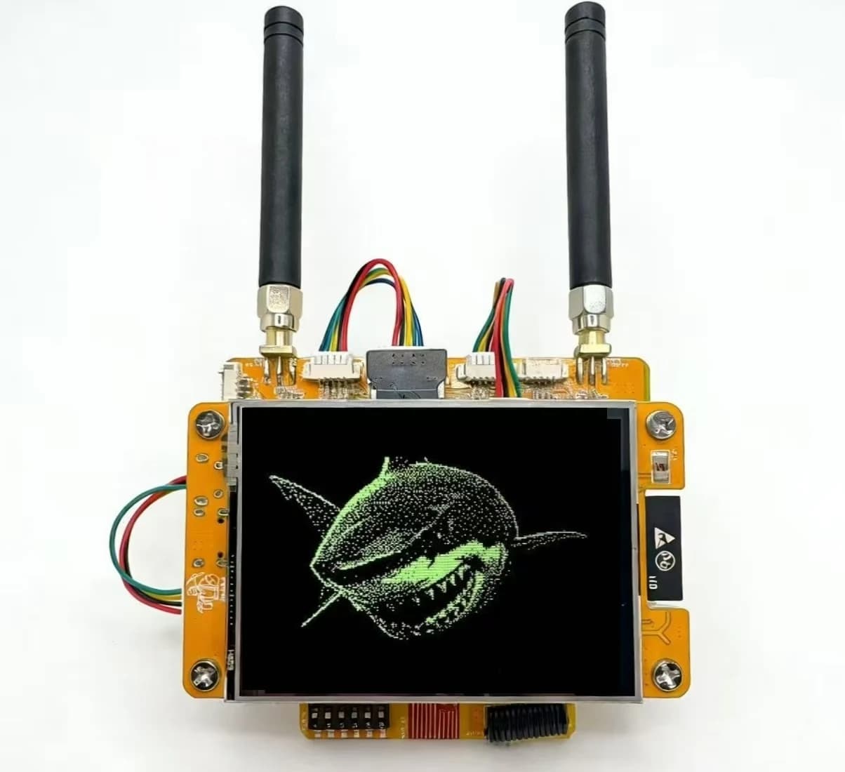 Der NM-RF-Hat Companion Hat, Multi-Band RF für ESP32-2432S028 Bruce CYD CC1101 nRF24 PN532 IR TX/RX 433M OOK Power Mgmt TF Slot