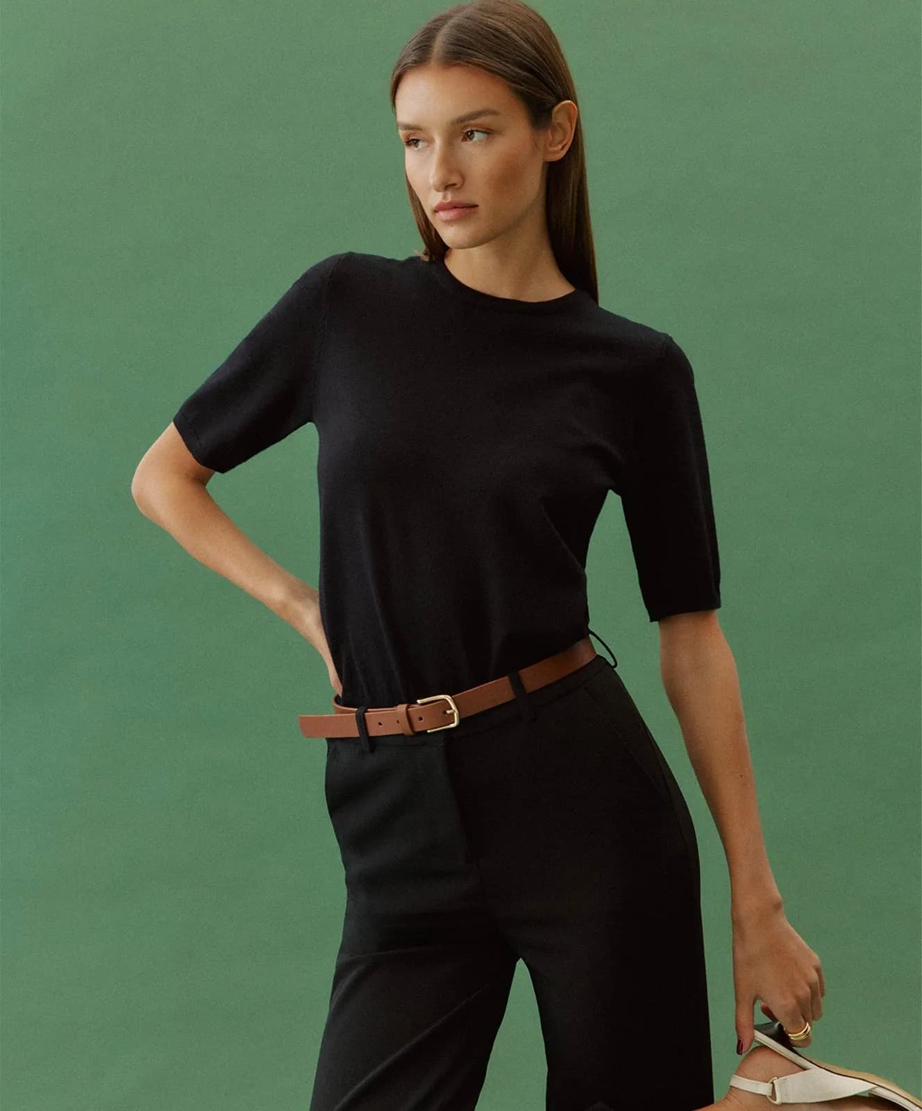 Vero Moda Stoffhose Zamira in Black