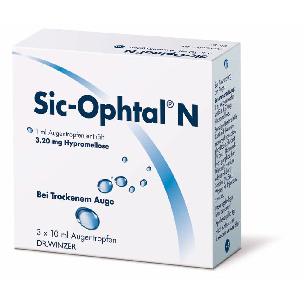 SIC Ophtal N Augentropfen 3x10 ml