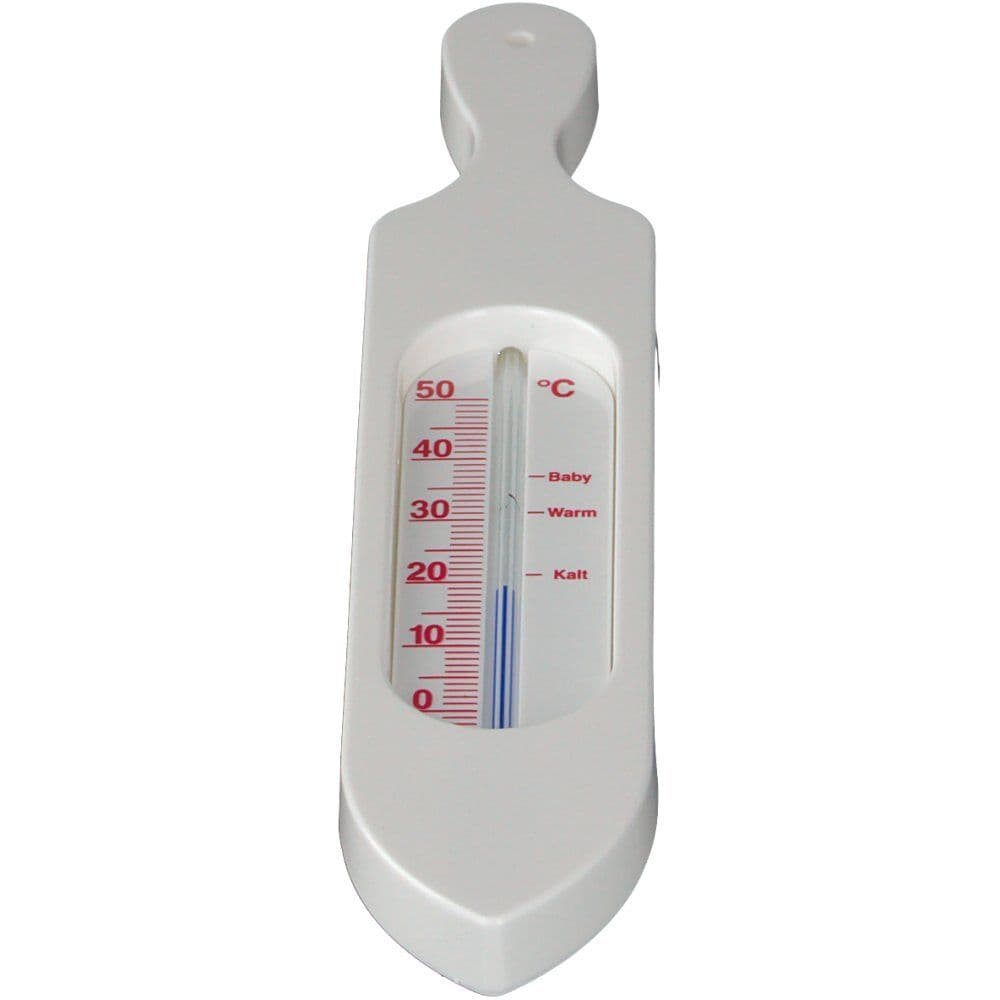 Badethermometer Kunststoff weiß 1 St Thermometer