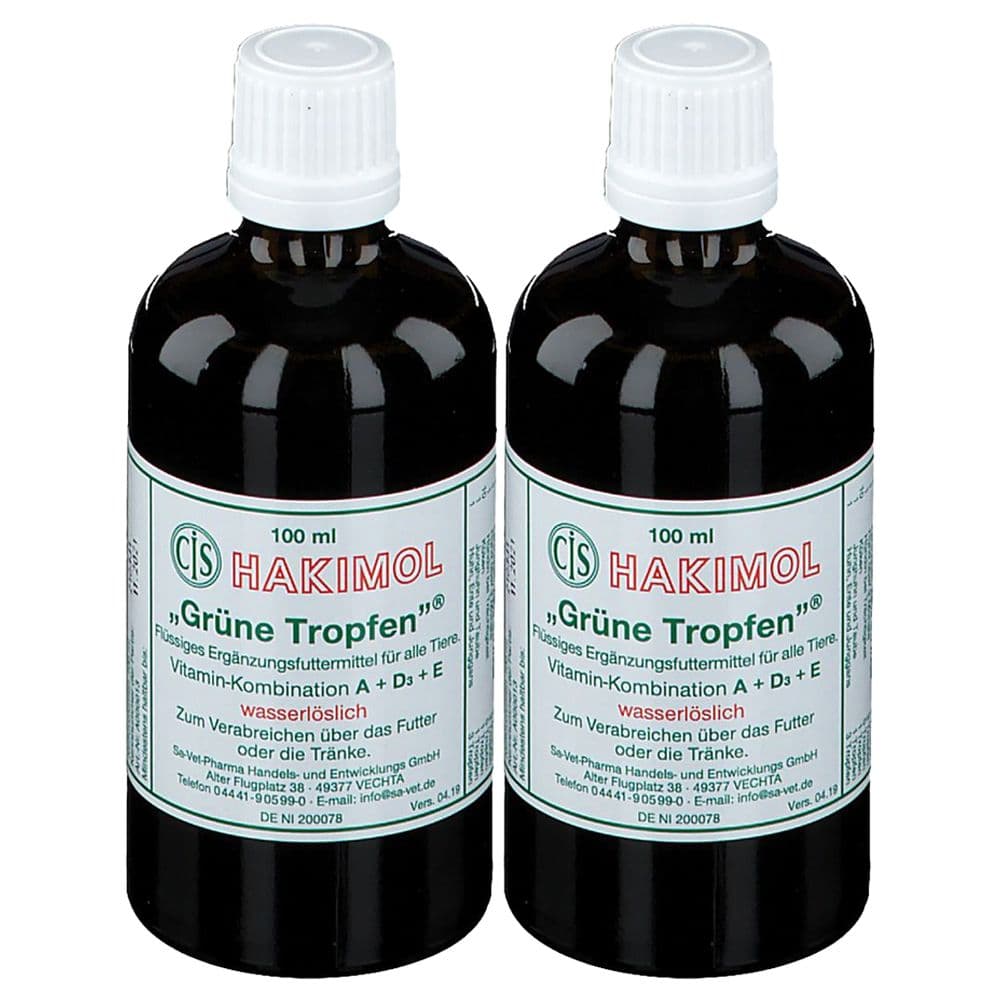 Hakimol Grüne Tropfen x2 2x100 ml