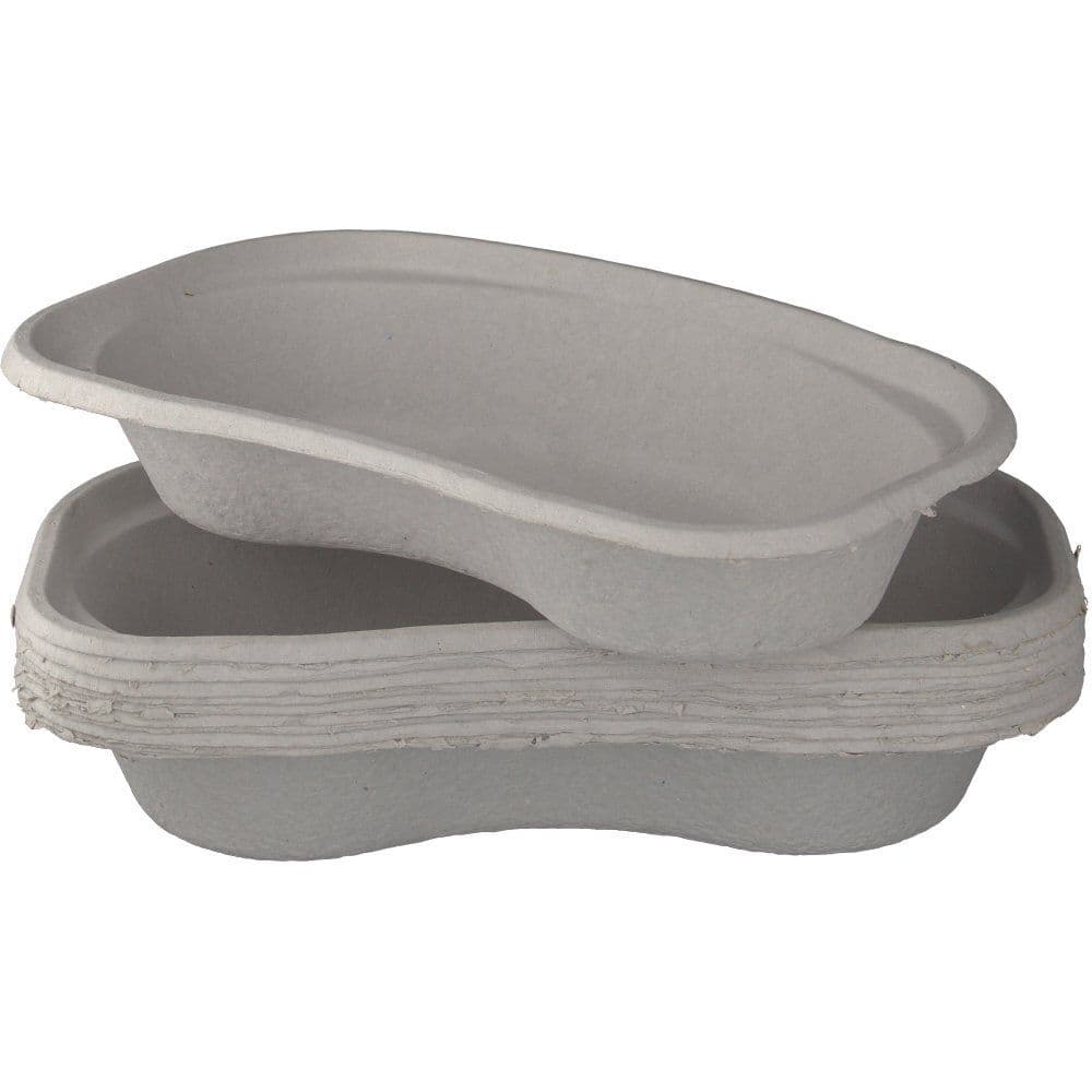 Nierenschale Pappe 48x150x255 mm grau 10 St Schale