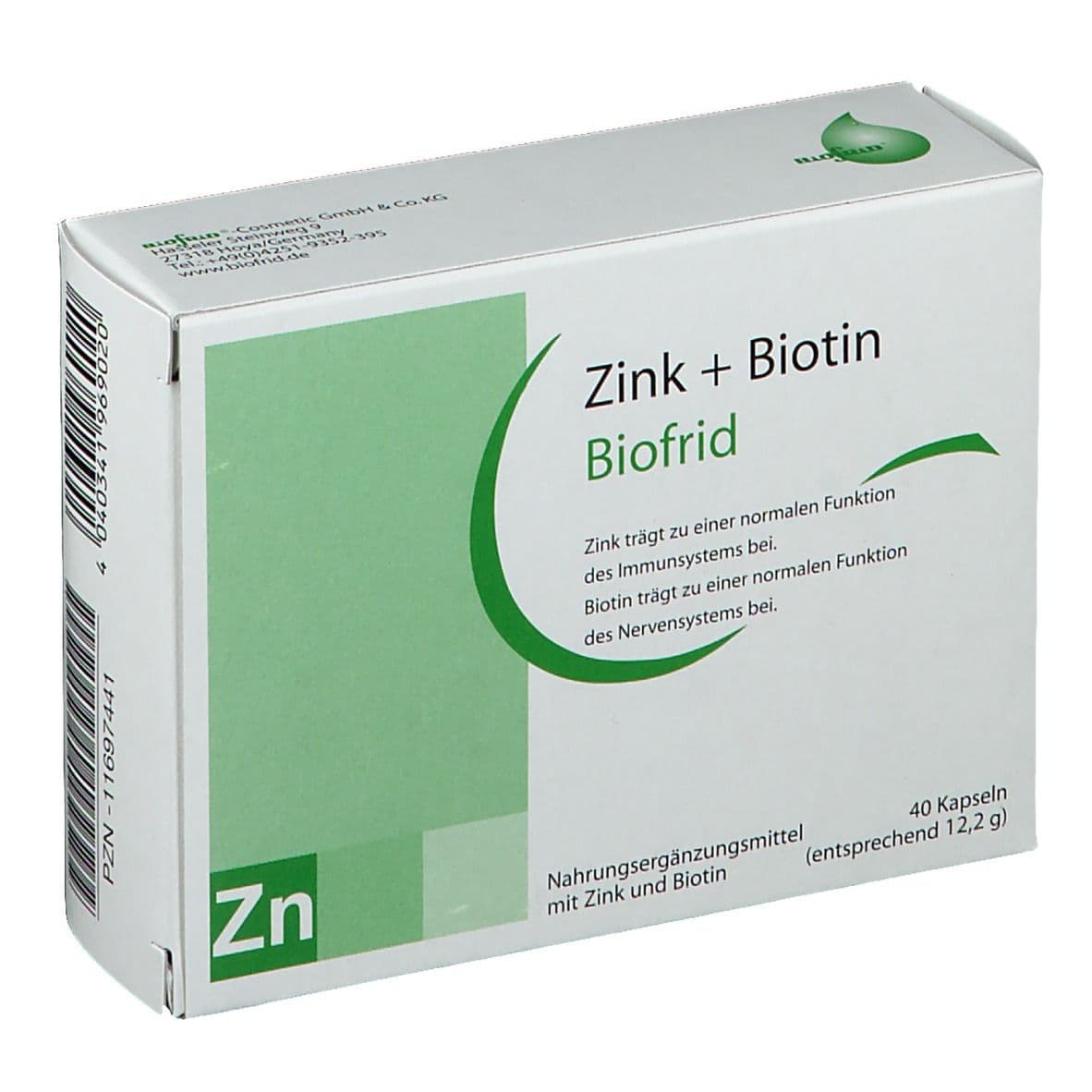 Zink+Biotin Kapseln 40 St