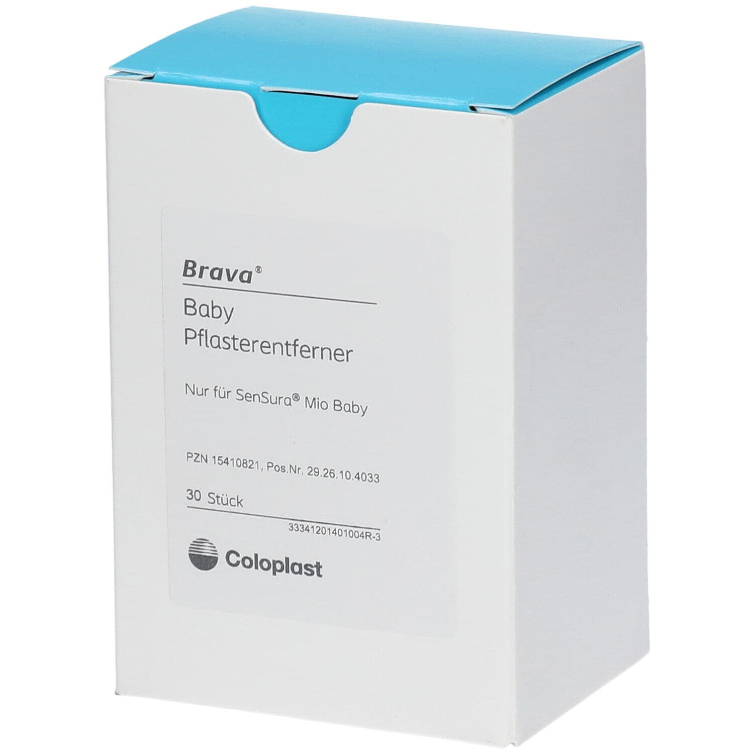 Brava Pflasterentferner f.SenSura Mio Baby 30 St Liquidum