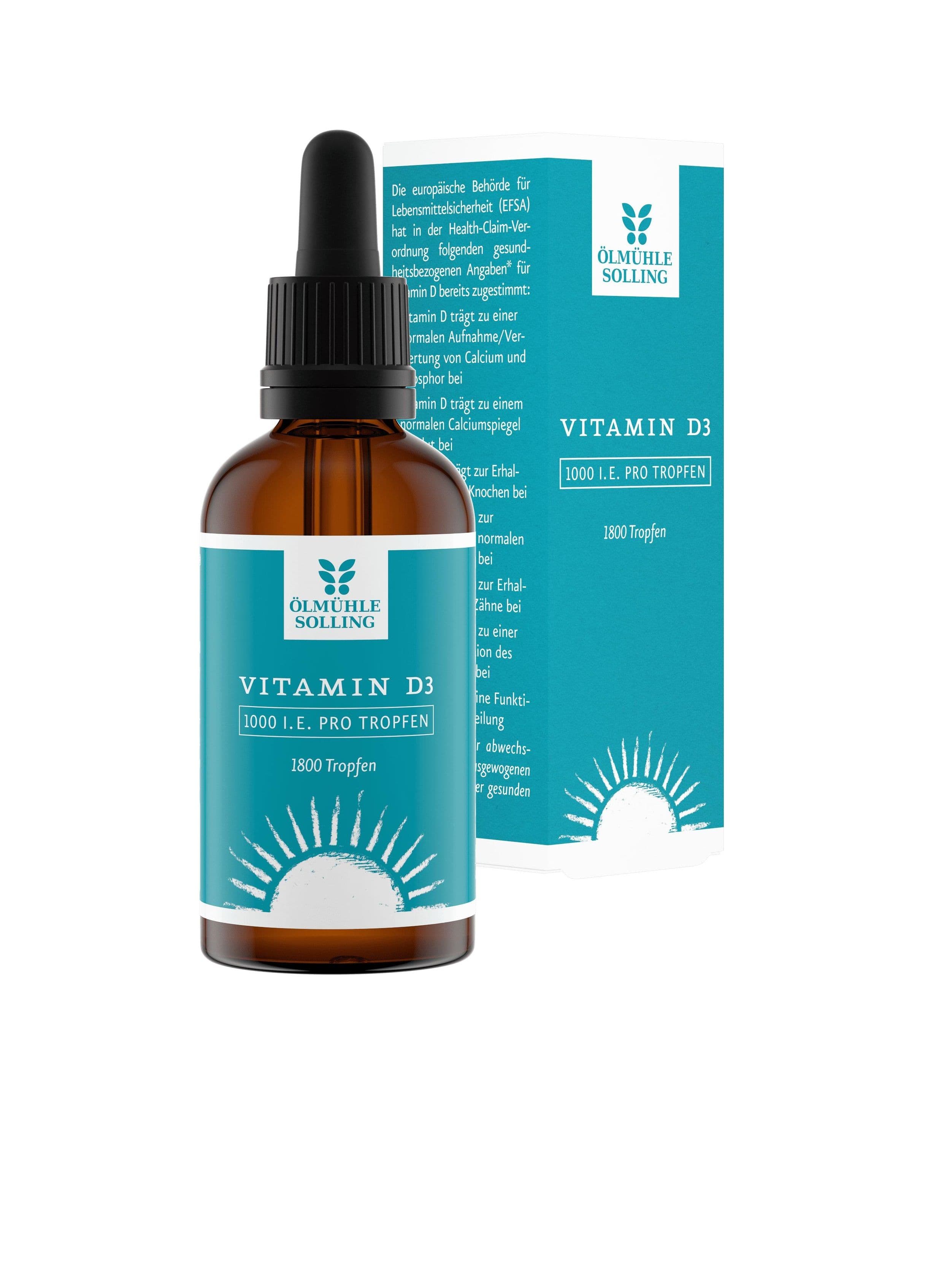 Ölmühle Solling Vitamin D3 Öl 50 ml Tropfen