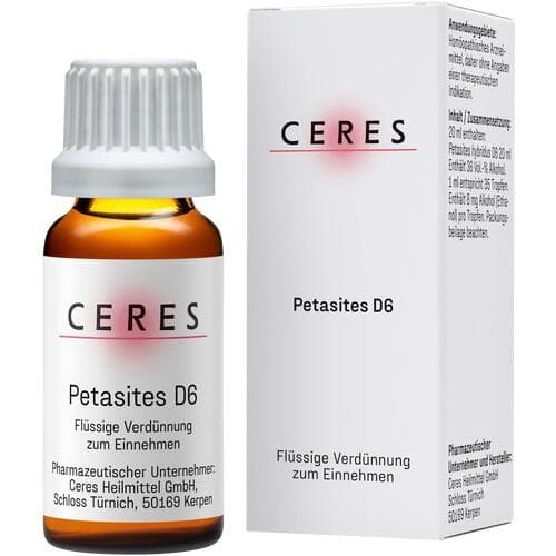 CERES Petasites D 6 Dilution 20 ml