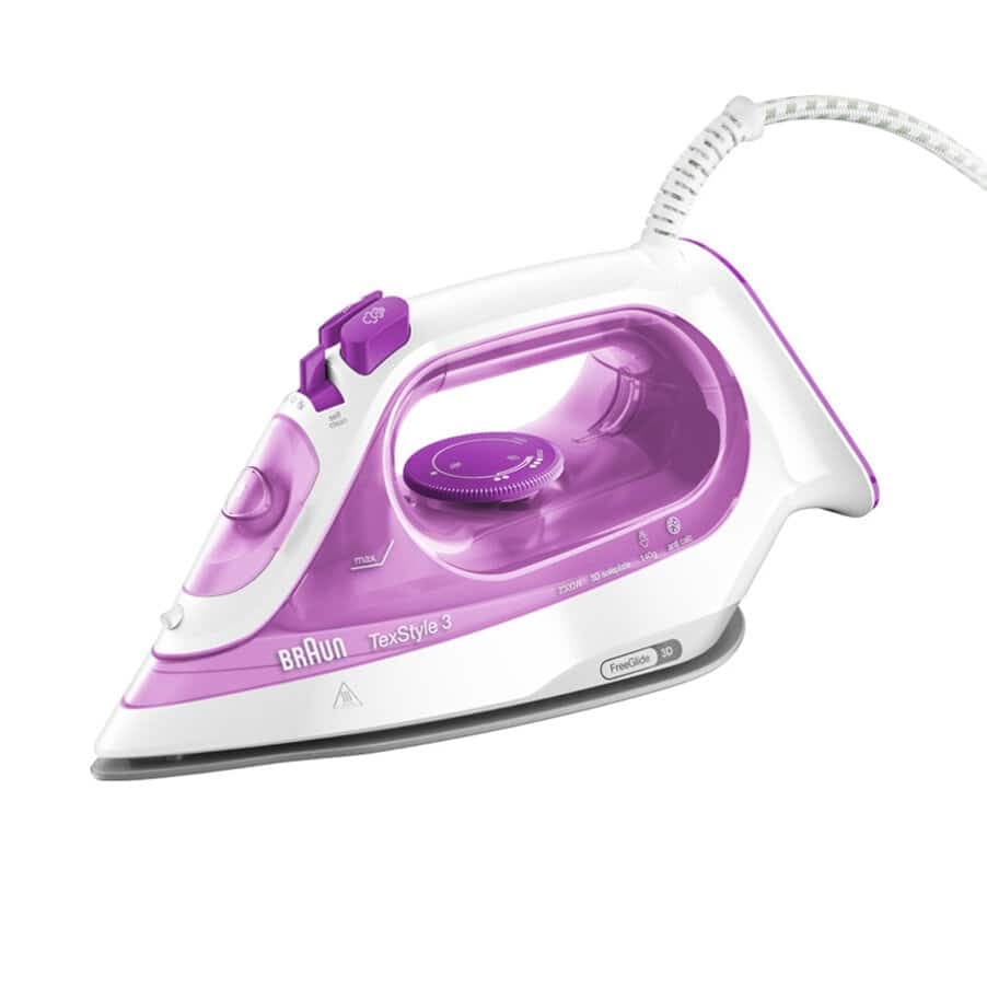 Braun TexStyle3 Dampfbügeleisen SI3030 Violett 12730010-SI3030PU