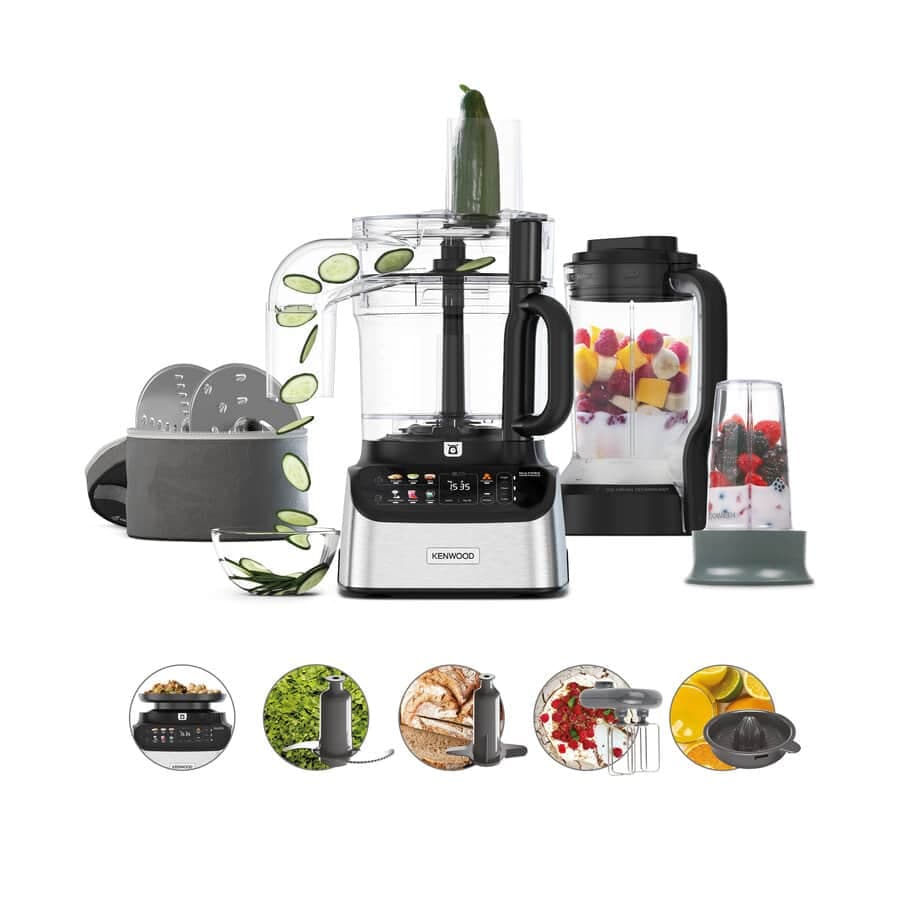 Kenwood MultiProOneTouch KompaktKüchenmaschine und Standmixer FDM73.850SS