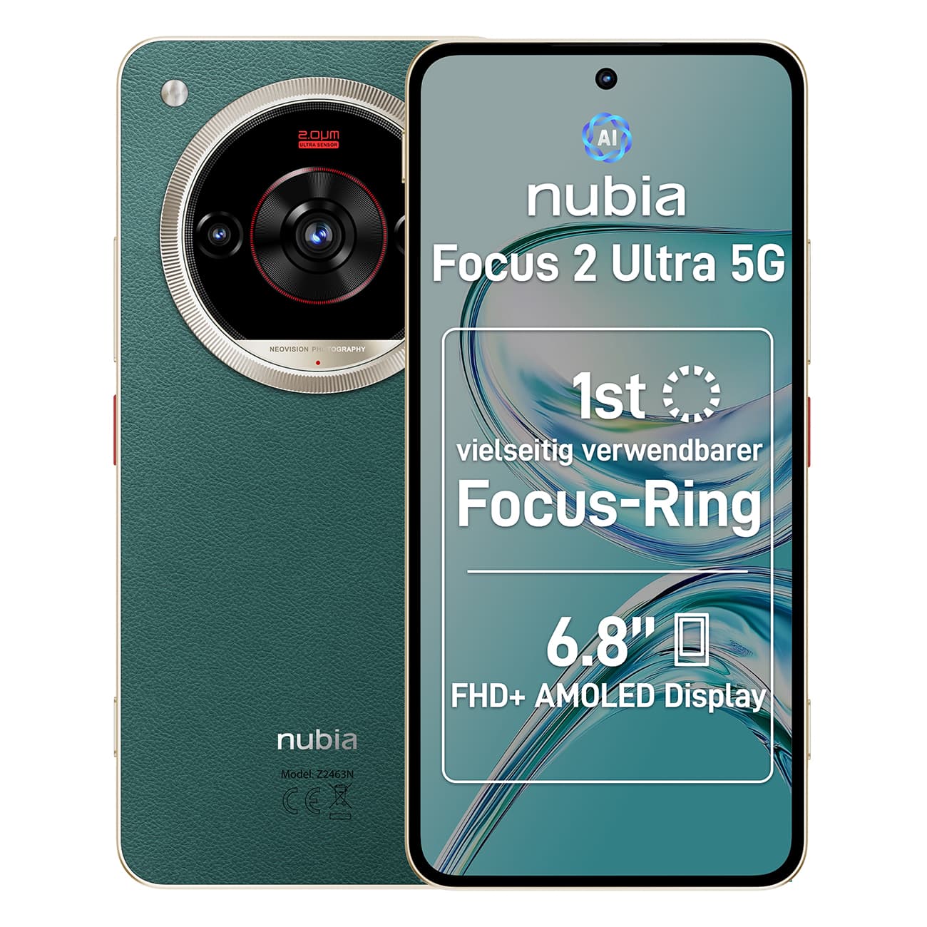 Nubia Focus 2 Ultra | Smartphone | 256 GB ROM & 8 GB RAM | 6.72 Zoll AMOLED Display | 50 MP Hauptkamera | Akkukapazität: 5000 mAh | dreifache Kamera