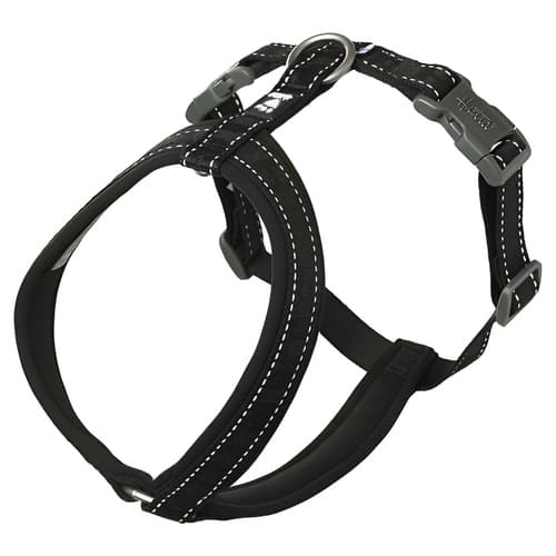 Hurtta ECO Casual Y-Geschirr raven (schwarz), Größe: 80 - 90 cm