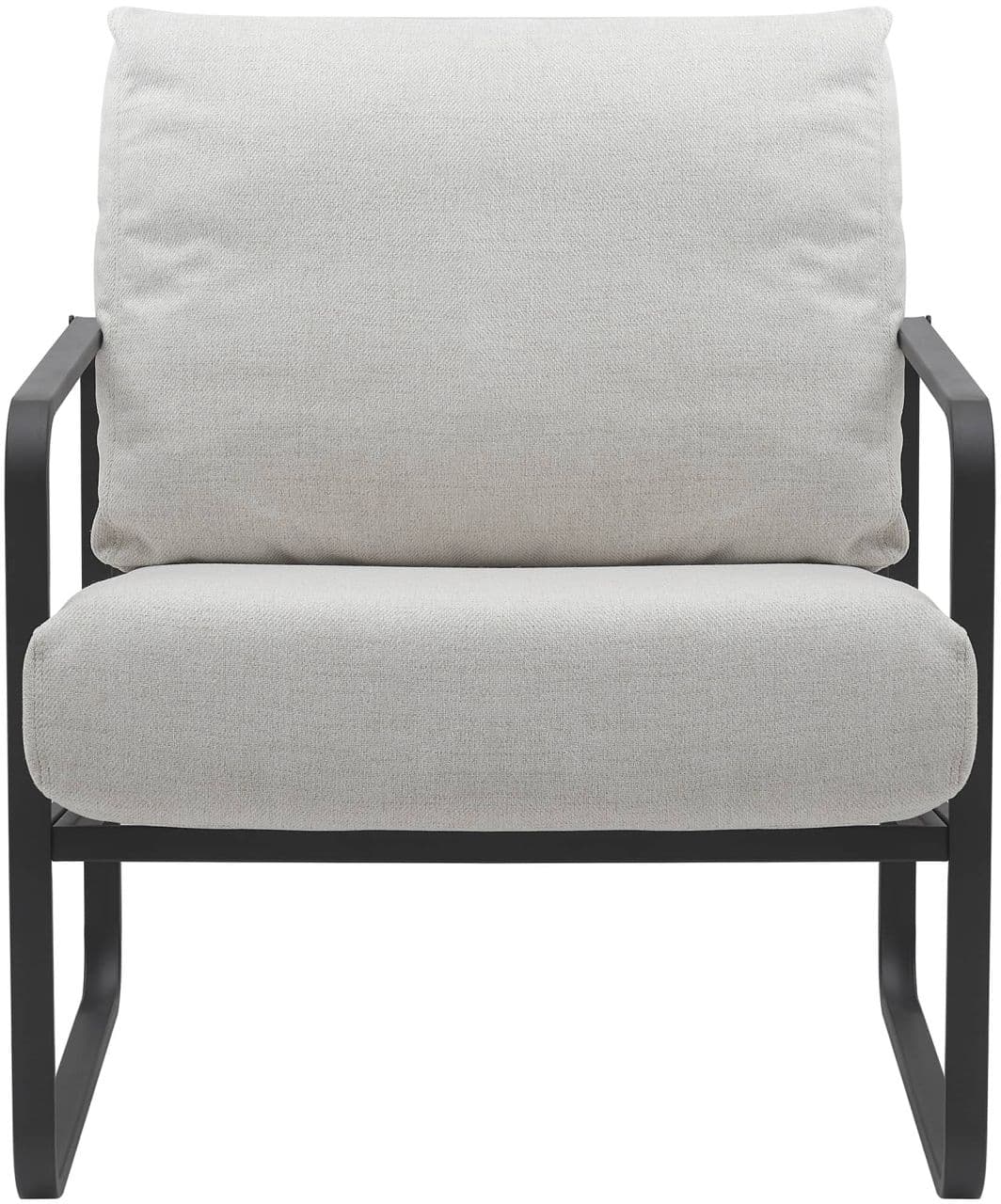 Lounger Manea Stoff creme 