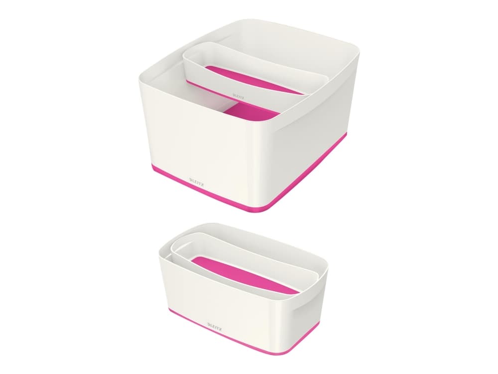 Leitz MyBox, Ablageschale, Pink, Weiß, Rechteckig, Kunststoff, Einfarbig, 307 mm