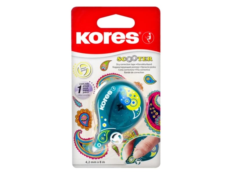 Kores 84931, Gemischte Farben, 8 m, 4,2 mm, Sichtverpackung, 1 Stück(e)