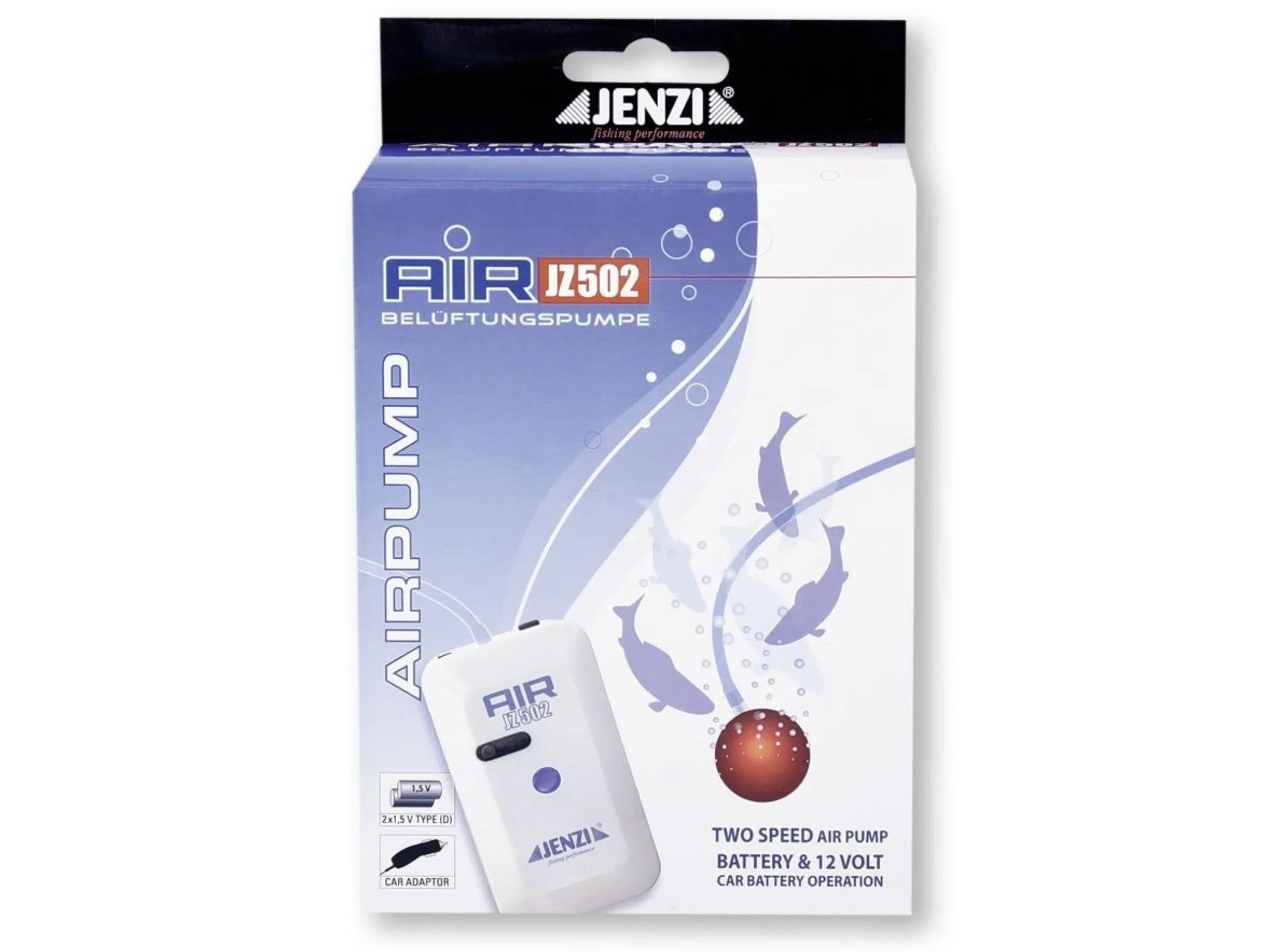 JENZI Mini Set 12 Volt - Belüftungspumpe fürs Auto