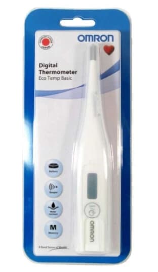 Omorn Eco Temp Basic, Digitales Thermometer, 1 Stück