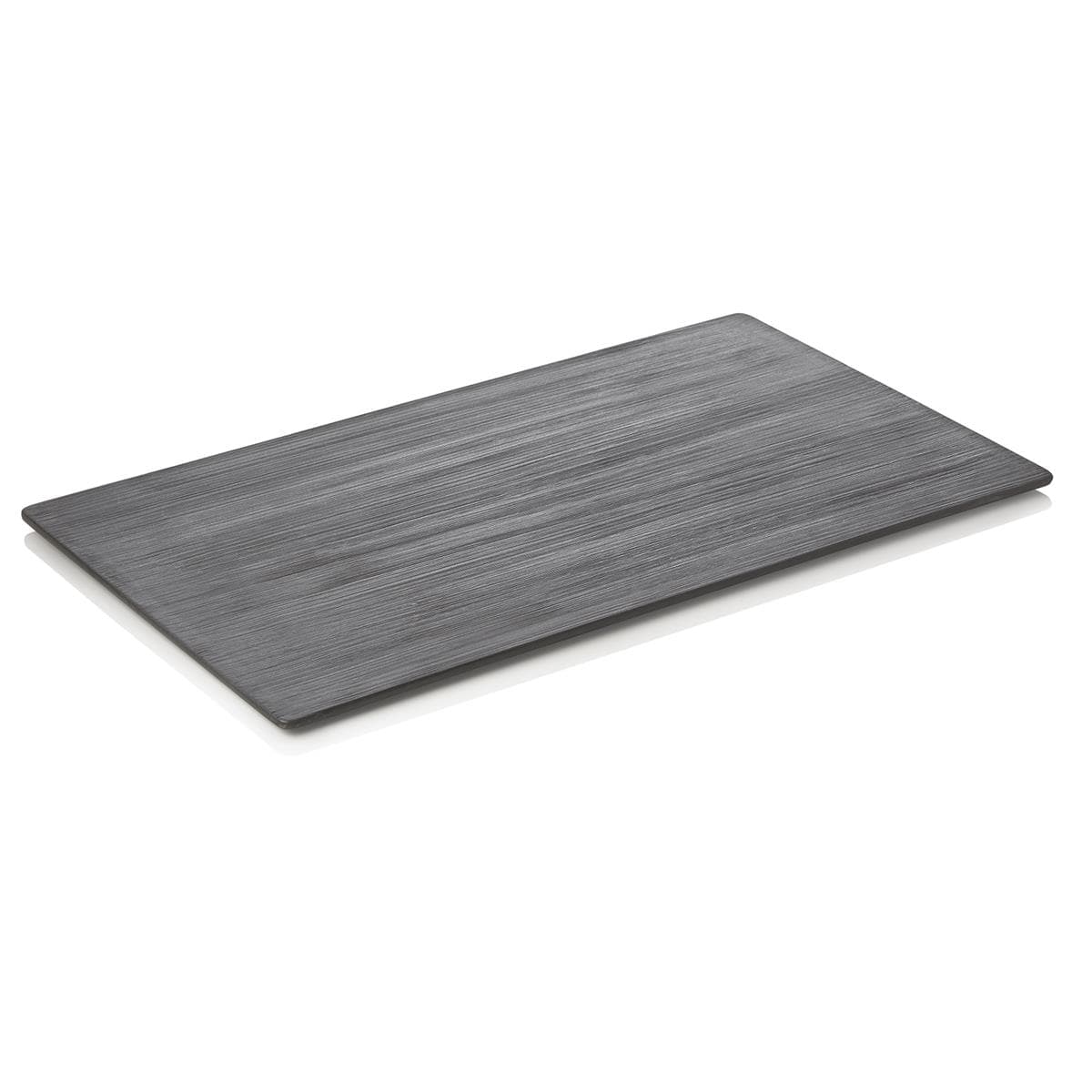 GN SERVIERPLATTE SET Porzellan schwarz GN 1/1, 1/2, 2/4 (3er-Set)