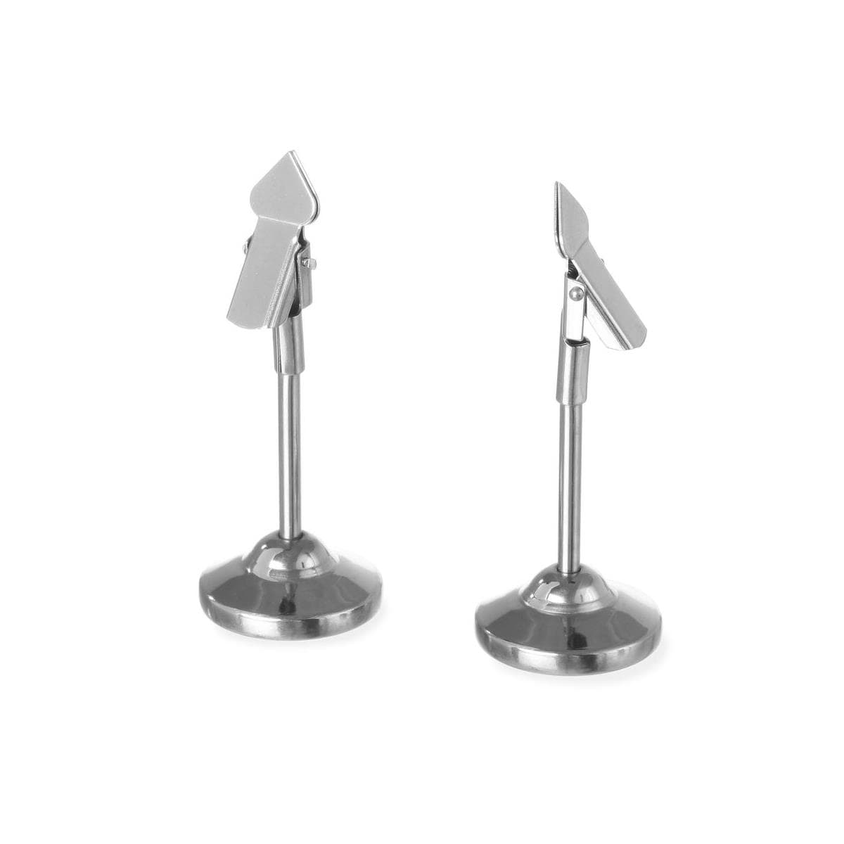 HENDI Bonhalter 2 Stk.  Ø 4 x 10 cm Edelstahl Gastronomie, Zettelhalter, Rechnungsklemme