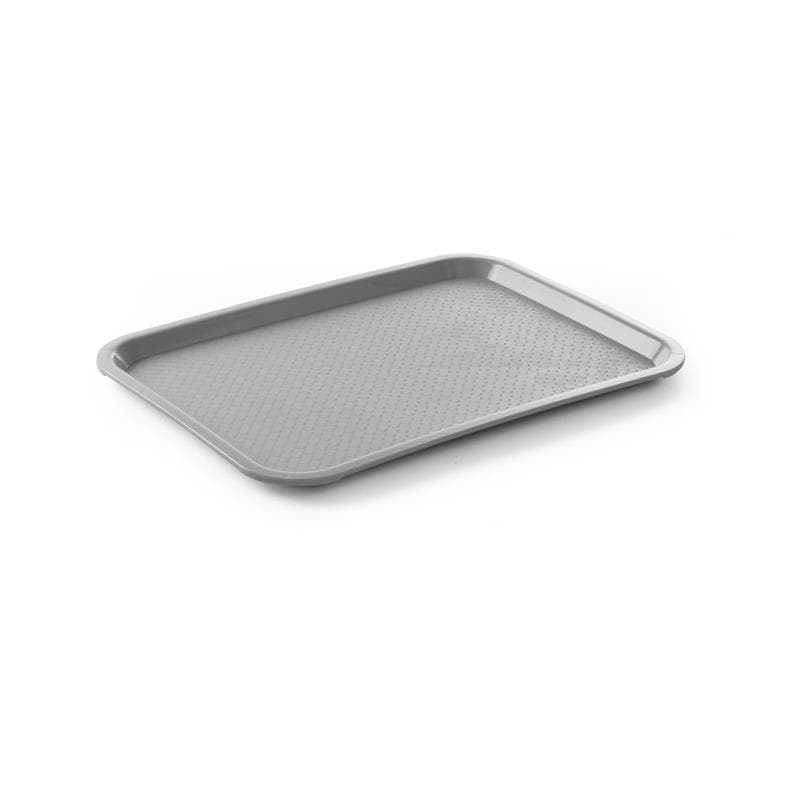 HENDI Serviertablett 30,5 x 41,5 x 2 cm eckig PP Kunststoff stapelbar grau Plastik, Gastro Tablett kaufen