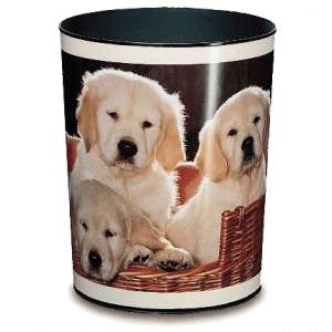 Papierkorb Motivposter 13 Liter Hunde