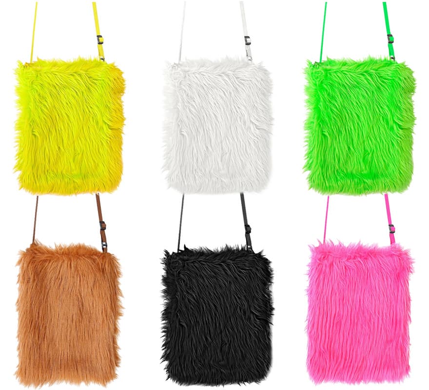 Plüschtasche in verschiedenen Farben