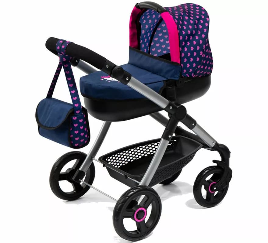 Einhorn-Puppen-Kinderwagen