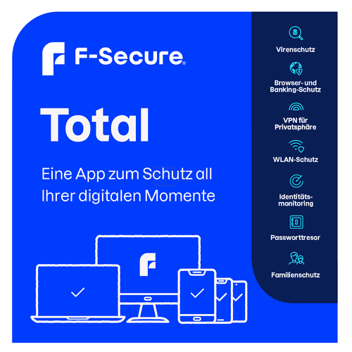 TOTAL Vollversion ESD   3 Geräte 1 Jahr ( Download )