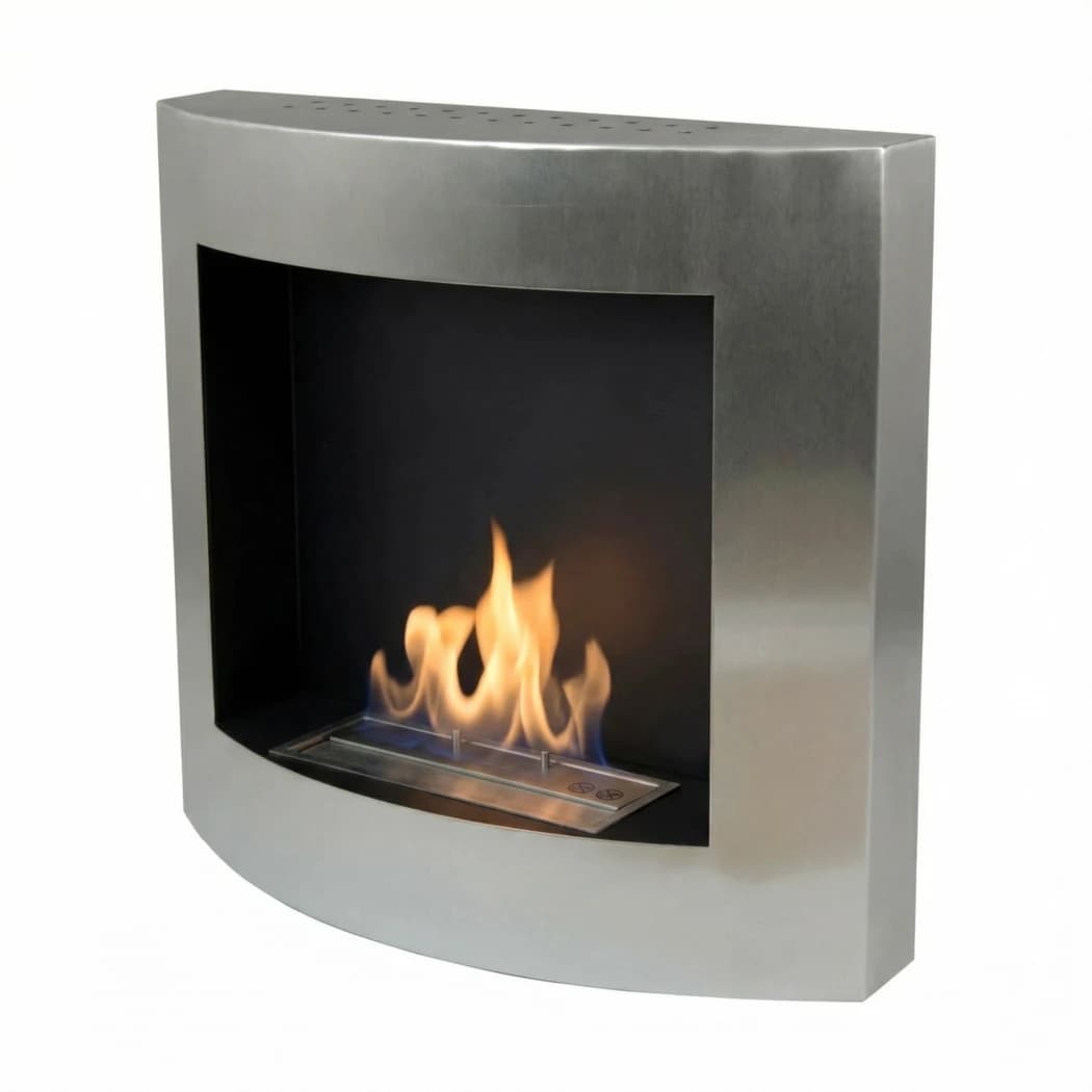 Bio-Wandkamin - Rostfreiem Stahl ScandiFlames  | Bioethanol-kamin-shop.de | Bioethanol Wandkamin