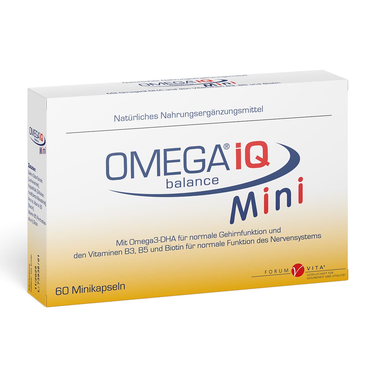Omega IQ Mini Kapseln - Omega 3 DHA und EPA