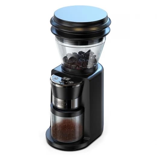 HiBREW G3 Elektrische Kaffeemühle, für 34 Größen, 210g Bohnenbehälter, 100g Pulverbehälter, 48mm konischer Grat