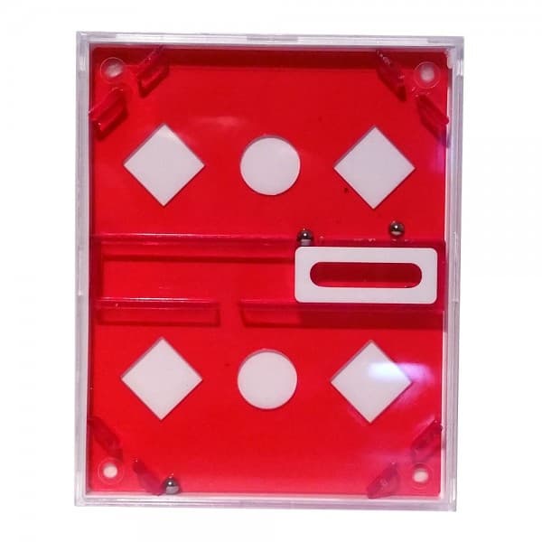 Geduldspiel "Mini Game" neon rot